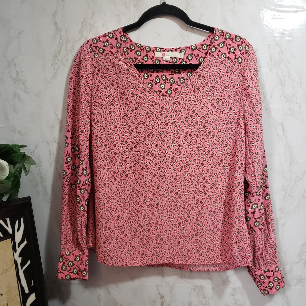Boden Blouse Pink Floral (8)